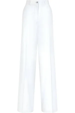 Dolce & Gabbana Donna, Pantaloni, Bianco, M, new