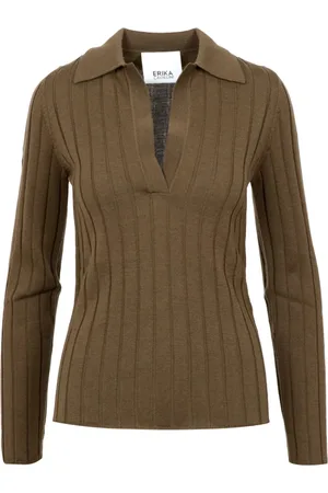 ERIKA CAVALLINI Donna, Maglie, Marrone, M, new