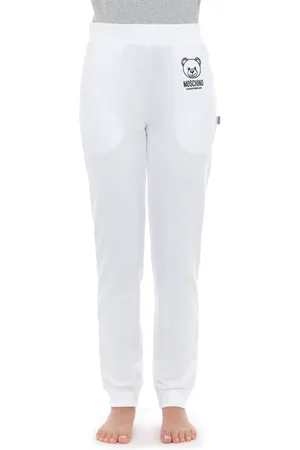 Moschino Donna, Pantaloni, Bianco, L, new