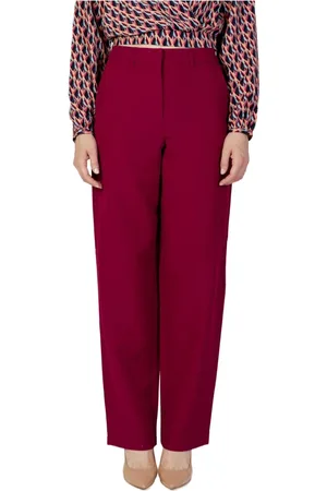 VILA Donna, Pantaloni, Rosso, XS, new