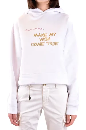 GIADA BENINCASA Donna, Felpe, Bianco, M, new