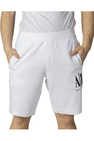 Armani Exchange Uomo, Pantaloncini, Bianco, XL, new
