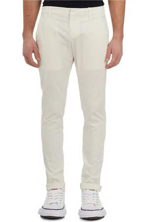 Dondup Uomo, Pantaloni, Bianco, W34, new
