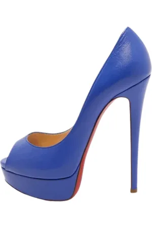 Scarpe col cheap tacco blu
