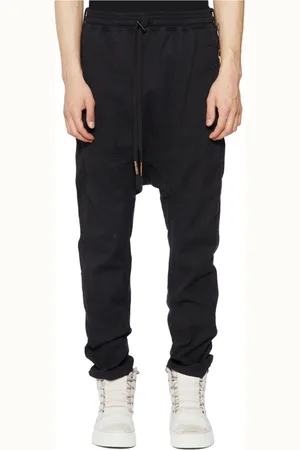 11 BY BORIS BIDJAN SABERI Uomo, Pantaloni, Nero, L, new