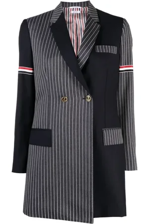 Thom Browne Donna, Giacche, Blu, M, new