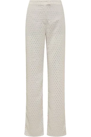 Andamane Donna, Pantaloni, Bianco, S, new