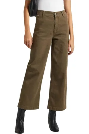 Pepe Jeans Donna, Pantaloni, Verde, W30 L30, new