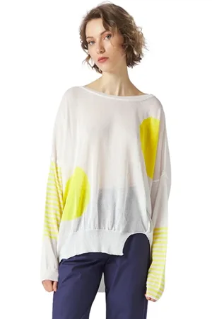 Manila Grace Donna, Top, Bianco, M, new