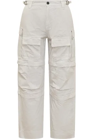 DARKPARK Donna, Pantaloni, Bianco, W27, new
