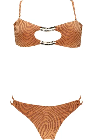 MISS BIKINI Donna, Costumi da bagno, Arancione, L, new