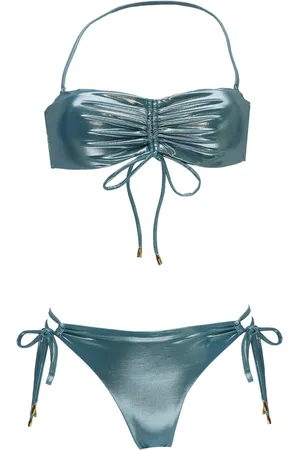 MISS BIKINI Donna, Costumi da bagno, Blu, L, new