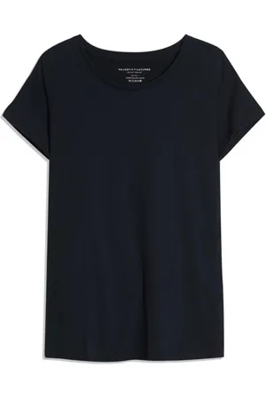Majestic Donna, Top, Blu, S, new