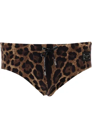 Dolce & Gabbana Uomo, Costumi da bagno, Marrone, M, new