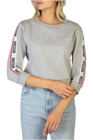 Moschino Donna, Felpe, Grigio, XS, new