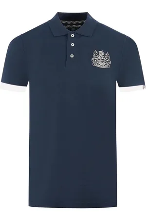 Aquascutum Uomo, Top, Blu, S, new