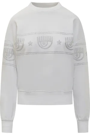 Chiara Ferragni Donna, Felpe, Bianco, M, new