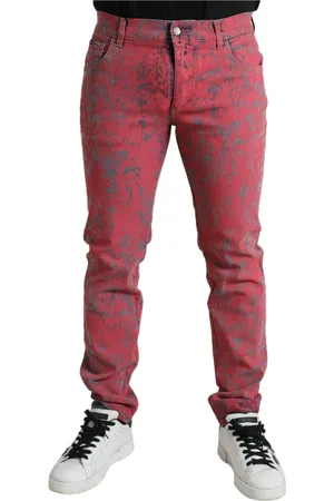 Dolce & Gabbana Uomo, Jeans, Rosso, M, new
