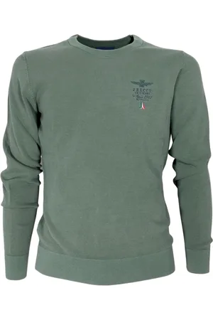 Aeronautica Militare Uomo, Maglie, Verde, S, new