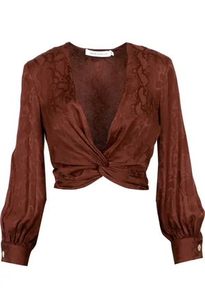 SIMONA CORSELLINI Donna, Camicette , Marrone, S, new
