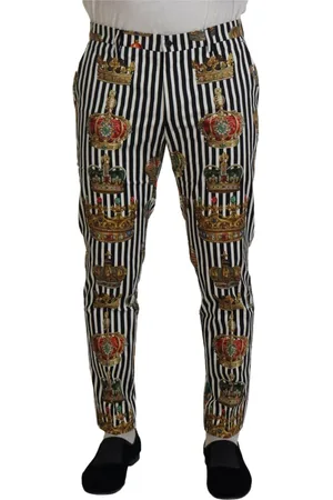 Dolce & Gabbana Uomo, Pantaloni, Bianco, M, new