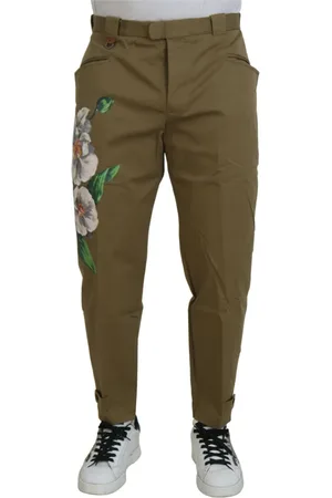 Dolce & Gabbana Uomo, Pantaloni, Verde, XL, new
