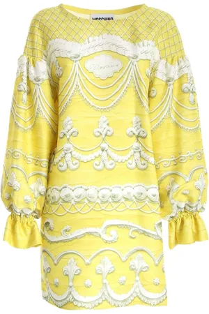 Moschino Donna, Abiti, Giallo, XS, new