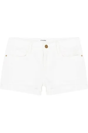 Frame Donna, Pantaloncini, Bianco, W25, new