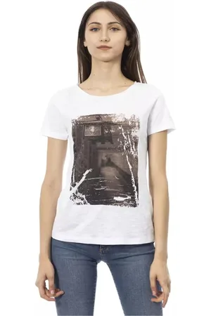 Trussardi Donna, Top, Bianco, L, new