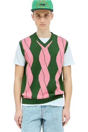 AWAKE NY Uomo, Maglie, Multicolore, L, new