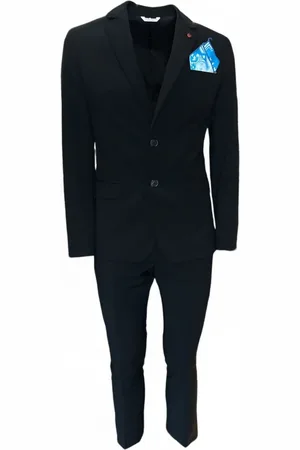 0-105 Uomo, Abiti Uomo, Nero, M, new
