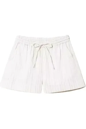 Twin-Set Donna, Pantaloncini, Bianco, M, new