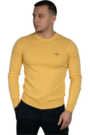 Aeronautica Militare Uomo, Maglie, Giallo, XL, new