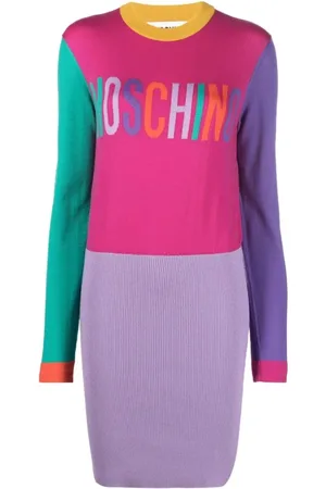 Moschino Donna, Abiti, Multicolore, XS, new