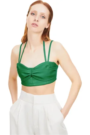 THEMOIRÈ Donna, Top, Verde, S, new