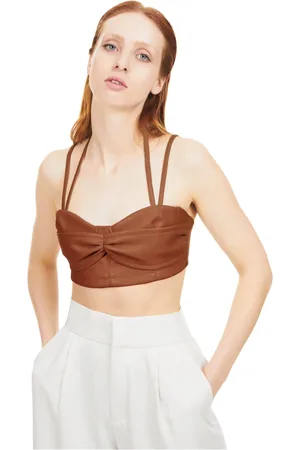 THEMOIRÈ Donna, Top, Marrone, S, new
