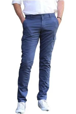 Masons Uomo, Pantaloni, Blu, M, new