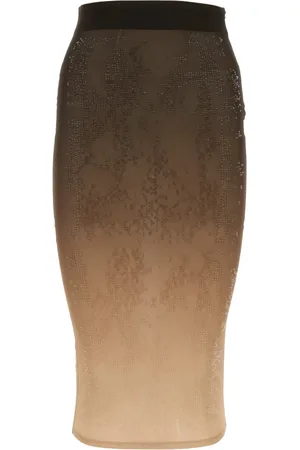 ANDREA ADAMO Donna, Gonne, Marrone, S, new