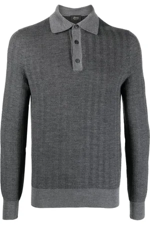 BRIONI Uomo, Maglie, Grigio, M, new