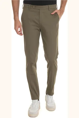 Berwich Uomo, Pantaloni, Verde, S, new