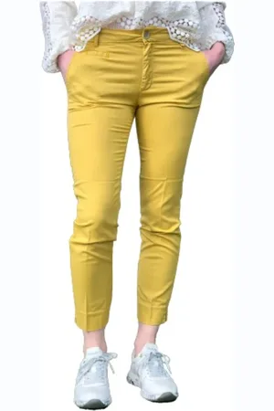 Masons Donna, Pantaloni, Giallo, S, new