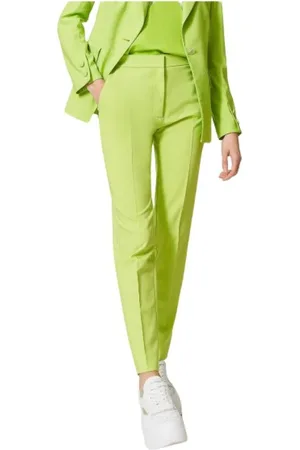 Twin-Set Donna, Pantaloni, Verde, S, new