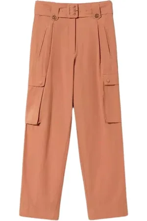Twin-Set Donna, Pantaloni, Arancione, M, new