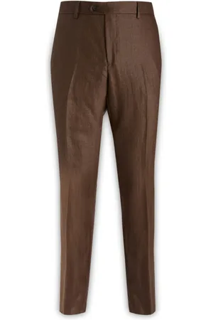Brian Dales Uomo, Pantaloni, Marrone, M, new
