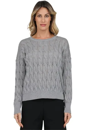 ALPHA STUDIO Donna, Maglie, Grigio, M, new