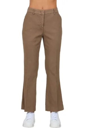 VIA MASINI 80 Donna, Pantaloni, Marrone, L, new