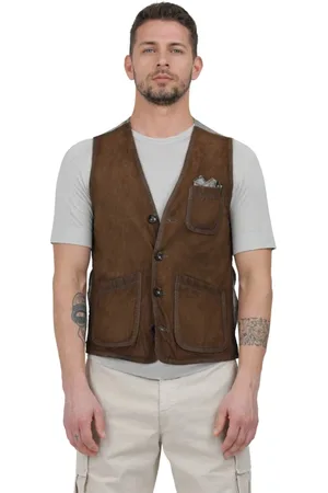 THE JACK LEATHERS Uomo, Giacche, Marrone, XL, new
