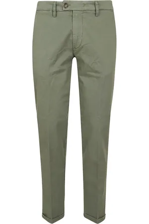 RE-HASH Uomo, Pantaloni, Verde, W31, new