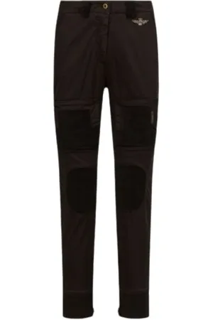 Aeronautica Militare Donna, Pantaloni, Nero, XS, new