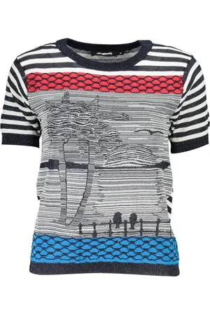 Desigual Donna, Top, Multicolore, XL, new